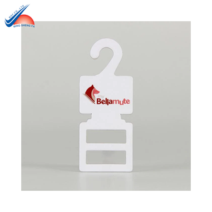 Cintre en papier écologique avec illustration personnalisée et nom de marque - Product Image 2