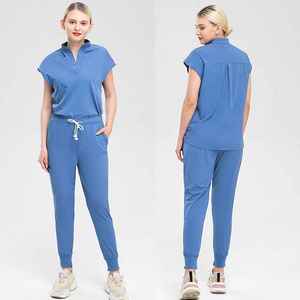 Pijama Quirúrgico Elástico de Tela Suave 2026, Traje Cómodo para Mujer - Product Image 5