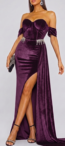 Purple 9000 Velvet <b>Fabric</b> 100% Polyester Woven Plain Solid Color Medium <b>Weight</b> Home Textile Curtain Material fashion use blazer - Product Image 6