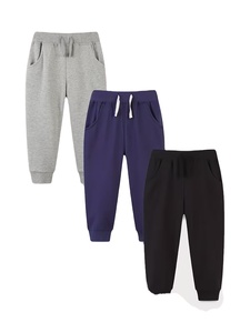 Basic Style Solid Color Fleece Heavyweight Drawstring Closure Sweatpants for Boys-Fall/Winter Season manufactures Bangladesh - Product Image 2