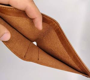 Portefeuille Homme Premium en Cuir de Vachette Véritable, Élégant, Multi-emplacements pour Cartes, Durable, Design Minimaliste et Fin, Couleur Tan 2026 - Product Image 3