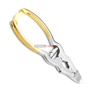 Coupe-ongles Mycotic pour doigts et orteils, doré, double action, robuste, à ressort, pour podologie professionnelle, ongles épais, incarnés, soins pour bébés - Product Image 2