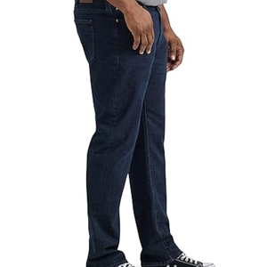 Jeans Athlétiques Coupe Ajustée Extremement Confortables pour Hommes de Grande Taille avec Tissu Extensible pour un Port Quotidien Décontracté - Product Image 2