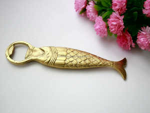 Classical <b>Bottle</b> <b>Opener</b> Fish Design <b>Bar</b> Tool Accessory Customized With Metal Brass Personalized <b>Bottle</b> <b>Opener</b> Wholesale Supply - Product Image 2