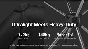 <b>Padded</b> Seat Aluminum Alloy Foldable Comfort <b>Chair</b> for Outdoor Camping & Park Use - Product Image 4