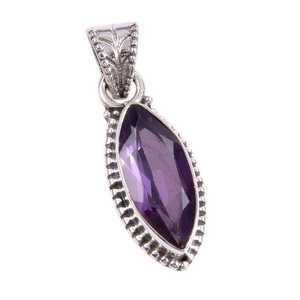 Pendentif Alexandrite facetté fait main en argent sterling 925, collier en pierre précieuse naturelle, bijoux pour femme, cadeau - Product Image 6