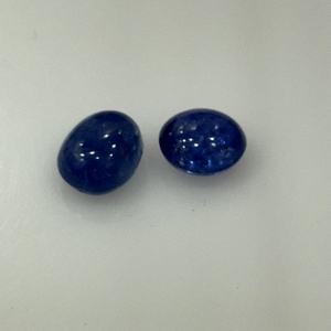 Saphir bleu naturel transparent, cabochons à dos plat en forme de pain de sucre, formes variées, taille libre, saphir birman AAA, pierres précieuses en vrac, vente en gros - Product Image 4