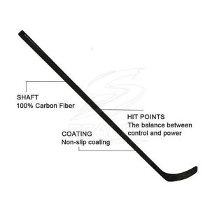 Palo de Hockey sobre Césped Ligero, Cómodo y Seguro, Ideal para el Desarrollo de Habilidades, Acción Rápida y Juego - Product Image 2