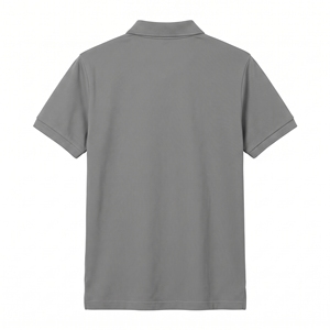 Polo Gris de Manga Corta, Uniforme para Club de Golf, Ropa Deportiva con Logotipo Personalizado - Product Image 5
