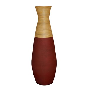 Jarrón de Mesa Ecológico de Diseño Contemporáneo, Hecho a Mano con Bambú Laminado - Venta al por Mayor por Aqudus Saleem - Product Image 5