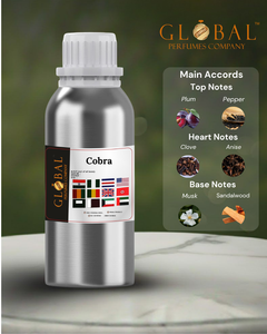 Huile de parfum inspirée de COBRA, parfum de haute qualité, longue durée, fournisseurs en gros, concentré multi-parfums, parfum quotidien - Product Image 1