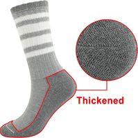 Chaussettes de sport de cricket Premium Crew, professionnelles, durables, respirantes, écologiques, à séchage rapide, antidérapantes, confortables et ajustées.
