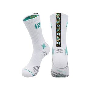 Basketball Number <b>Socks</b> <b>Long</b> Tube Basketball <b>Socks</b> with Towel Soles High-elasticity Wear-resistant Men's Sports <b>Socks</b> - Product Image 5