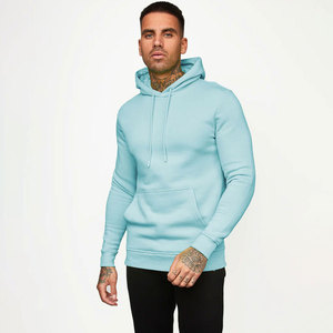 Streetwear de qualité supérieure 100% coton, épais, couleur unie, impression numérique personnalisée, hiver, décontracté, écologique, respirant, double couche - Product Image 4