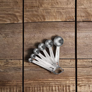 Tasse et cuillères à mesurer en cuivre massif haut de gamme avec différentes tailles Outils de cuisine Tasse à mesurer aux prix les plus bas - Product Image 1