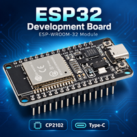 Modul ESP32 CP2102 Tipe-C ESP-WROOM-32 Esp32-wroom 30Pin DEVKIT Papan Pengembangan WiFi + BT Mikrokontroler Dual Core ESP-32