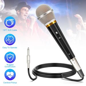 Microfono XLR Professionale per Studio e Performance dal Vivo, Cavo Staccabile da 4 Metri, Dinamico con Interruttore On/Off per Karaoke - Product Image 2