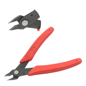 Pince coupante latérale 115 mm avec poignées moulées par compression pour la fabrication de bijoux, le bricolage, la coupe de fil multi-usages, le sertissage de circlips, la pêche, OEM - Product Image 1