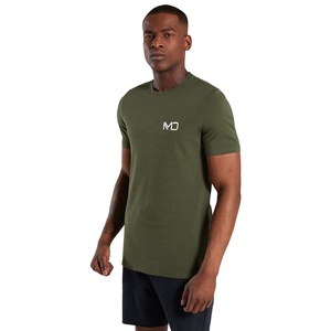 เสื้อยืดลำลองผู้ชายแฟชั่นฤดูร้อน แขนสั้น คอกลม สีพื้น ลายเรียบ ดีไซน์โดดเด่น - Product Image 2