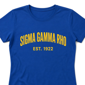 <b>Women</b> Royal Blue O Neck Short Sleeve <b>T</b> <b>Shirt</b> with <b>Yellow</b> EST 1922 Letter Print Casual Graphic Tee Comfortable Summer Fashion Top - Product Image 5