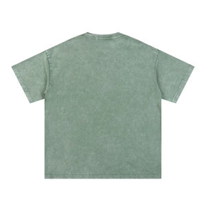 เสื้อยืดโอเวอร์ไซส์ทรงบ็อกซี่ผ้าคอตตอนคุณภาพสูง หนัก 260 กรัม สไตล์วิทยาลัย สโนว์ คลับ สำหรับผู้ชาย ขายส่งจำนวนมาก แบบย้อมสีเอซิดวอช - Product Image 6