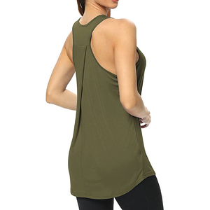 COCOON INTERNATIONAL Tank <b>Top</b> for Women Ribbed Sleeveless Solid Color Casual Summer 100% Cotton Woven Lace O-Neck Button 220g - Product Image 5