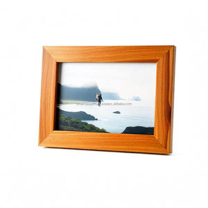 Marco de fotos de madera de acacia hecho a mano de primera calidad, artesanía de madera duradera, Ideal para exhibición de oficina en casa y fines de regalo - Product Image 3