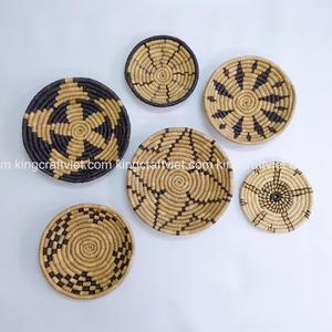 กระจกตกแต่งผนังงานประดิษฐ์ตกแต่งผนังด้วยหญ้าทะเลงานหัตถกรรมสำหรับตกแต่งภายในโดยช่างฝีมือชาวเวียดนามของตกแต่งผนังบ้าน - Product Image 1