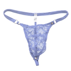 Nuovo A Buon Mercato Hotsale Archivio Sexy Del Merletto Della Maglia degli uomini di G-String Della Biancheria Intima del Mens T-back All'ingrosso Sissy Mutandine - Product Image 6