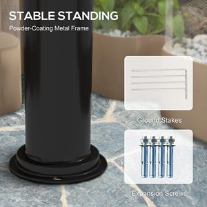 Gazebo da Giardino a 2 Livelli Beige 10x12 con Zanzariere per Giardino, Cortile o Terrazza - Product Image 6