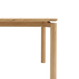 Table à manger en teck à lattes, bois massif, pour extérieur, patio, jardin, restaurant, hôtel, resort, fabricant de meubles, Indonésie, OEM, ODM, commerce - Product Image 2