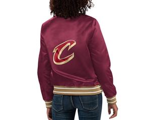 Veste de baseball en satin pour femmes de couleur unie avec fermeture éclair Veste universitaire de basket-ball pour femmes de bonne qualité - Product Image 6