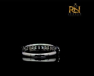 Double Row <b>Crown</b> Lab Grown Diamond Half Eternity Band Solid Gold Tiara Stacking <b>Ring</b> Women OEM ODM Wholesale B2B Supply - Product Image 5