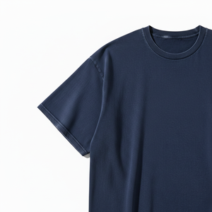 T-shirt pour homme coupe ajustée, design personnalisé, avec logo brodé, nouveau style streetwear, logo personnalisé imprimé - Product Image 3
