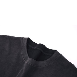 Custom High Quality Vintage 100% Cotton <b>Ringer</b> <b>T</b>-<b>Shirt</b> Oversize Boxy Jersey Screen Printed Hip Hop Breathable Men - Product Image 3