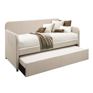 Twin Fog Upholstered <b>Daybed</b> with <b>Trundle</b> Elegant Living Room Furniture - Product Image 5
