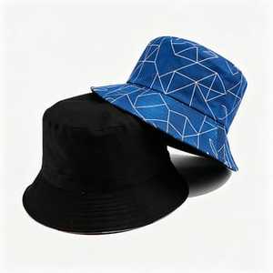 Chapeau Bob Unisexe Imprimé Floral en Toile de Coton Décontracté Printemps-Été 56-58CM Adulte - Product Image 2