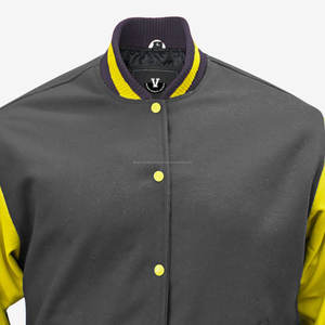 Chaquetas de Invierno para Hombre y Mujer, Reversibles, Resistentes al Viento, con Cuello Alto, Forradas, de Mezclilla, Cuero Vacuno Genuino y Lana, para Dropshipping - Product Image 3