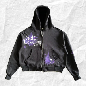 เสื้อฮู้ดซิปผ้าคอตตอนหนานุ่ม พิมพ์ลายสกรีนตามสั่ง สไตล์สตรีทแวร์ - Product Image 4