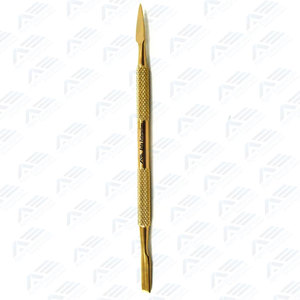 Pousse-cuticules et coupe-ongles en acier inoxydable argenté pour manucure, outil de suppression du vernis à ongles, pousse-cuticules rond en acier inoxydable - Product Image 2