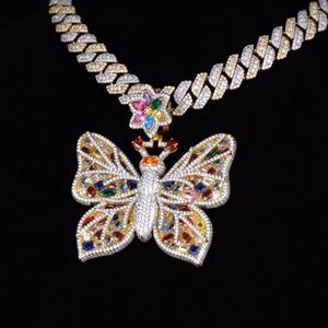 จี้เพชร Spenny ทองคำแท้ 18K ชุบโรเดียม สไตล์ฮิปฮอป เพชรธรรมชาติเจียระไนแบบบริลเลียนท์ รับรองโดย IGI เครื่องประดับสำหรับทุกเพศ - Product Image 1