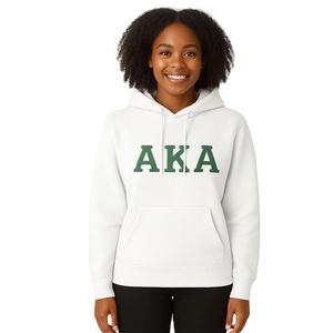 Sweat à capuche en polaire imprimé et brodé pour femmes, personnalisé, pour sororité, hiver/automne, avec lettres grecques - Fournisseur OEM - Product Image 4