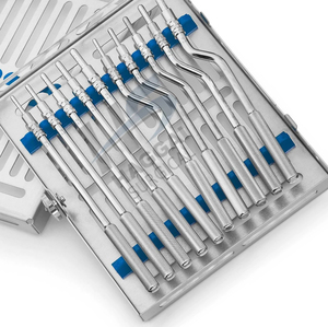 Kit d'instruments chirurgicaux dentaires en acier inoxydable, ensemble d'outils d'implantation, instruments de chirurgie dentaire professionnels, kit d'équipement médical - Product Image 6