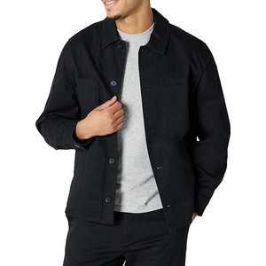 100% Cotton Men's Knitted Winter <b>Jacket</b> Casual Breathable Eco-Friendly High Quality Front Logo Custom Colors New Arrival Best - Product Image 1
