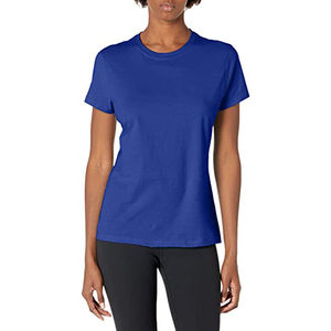 Chemise à manches courtes pour femme, printemps-été, nouvelle collection, coupe ample, mélange de polyester et de coton, col rond - Product Image 6