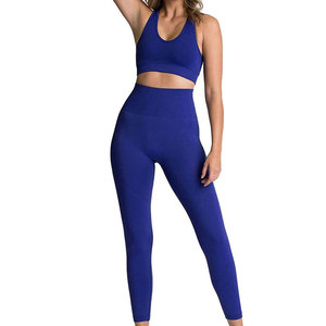 Ensembles de yoga pour femmes grandes tailles, design personnalisé, taille élastique, vente chaude, respirants, style unique - Product Image 1