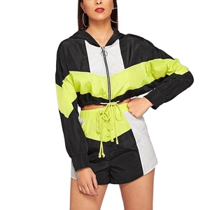 Custom Men Streetwear short set Reflective Windbreaker <b>Jacket</b> Pants Waterproof <b>Tech</b> <b>wear</b> Wholesale - Product Image 1