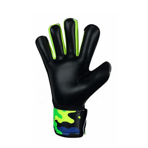 Gants de gardien de but de football professionnels personnalisables pour l'extérieur, design respirant, sangle de poignet réglable, haute adhérence, latex allemand - Product Image 5