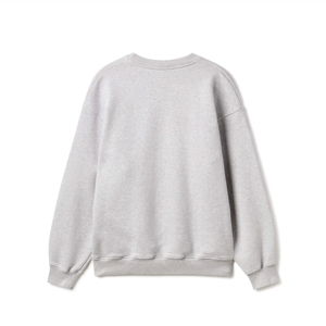 Sweat-shirt homme pas cher de haute qualité, col rond, personnalisé, en coton uni, manches longues - Product Image 2