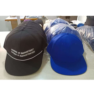 Casquette ajustée à 6 panneaux grande taille, couleur bleue, broderie de logo personnalisé, casquette de baseball en mousse géante, casquette surdimensionnée - Product Image 2
